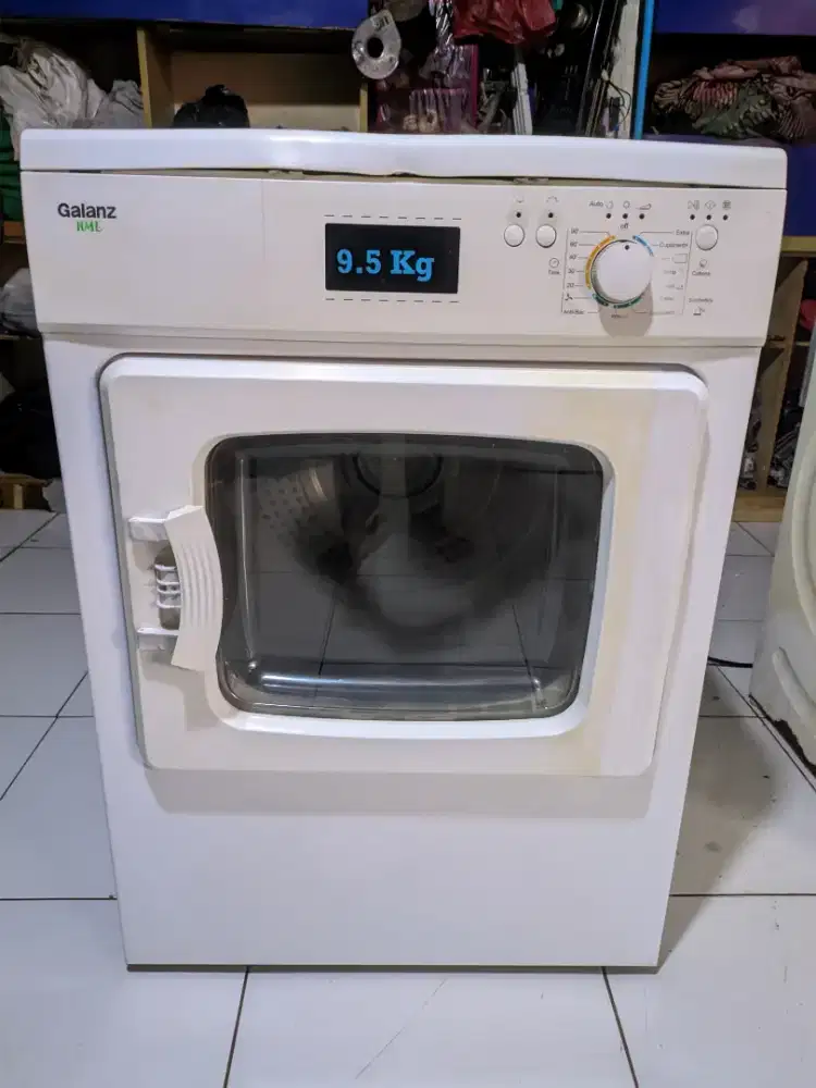 Mesin pengering bekas merek galanz 9.5kg gas
