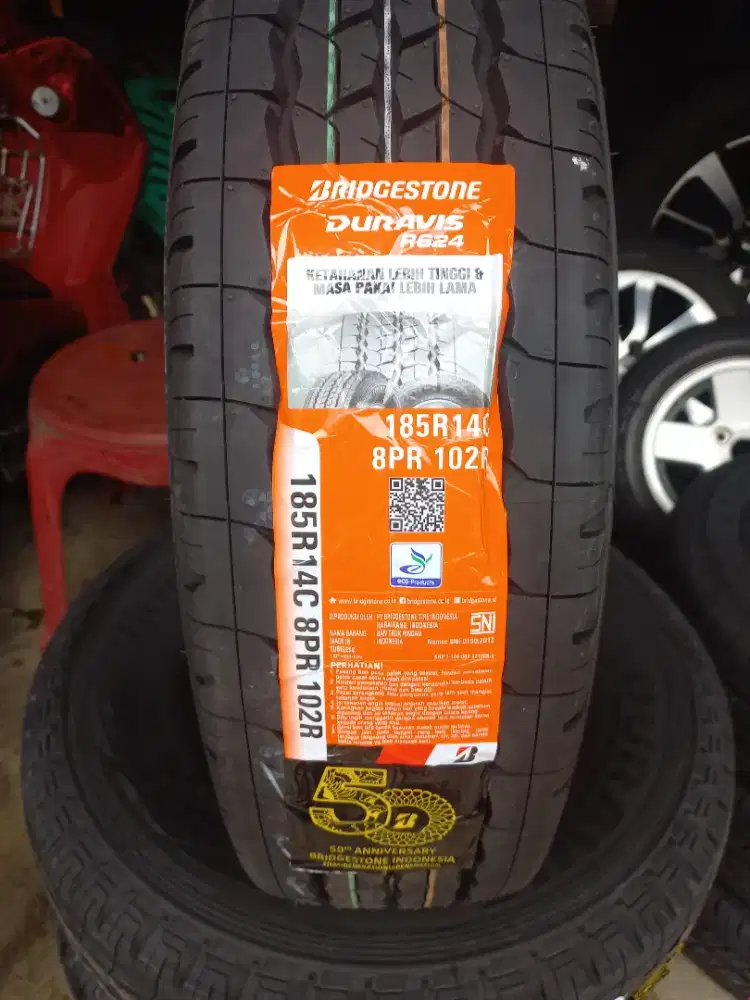 Ban Bridgestone Duravis 185 R14 muatan L300 Apv Kijang