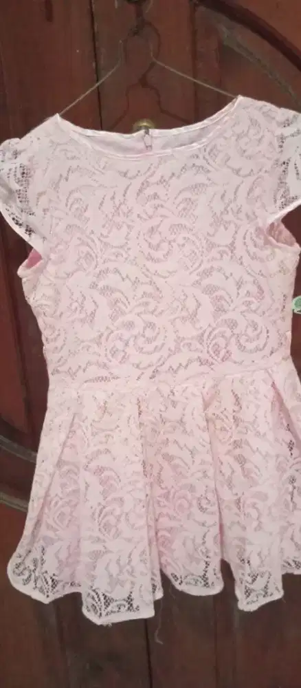 Dress Anak Perempuan D.A.9 Broklat Putih Mera Muda