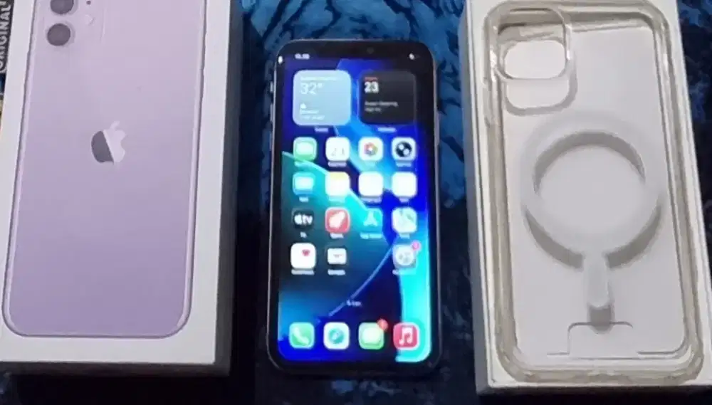 Iphone 11 64gb hp dus kabel data