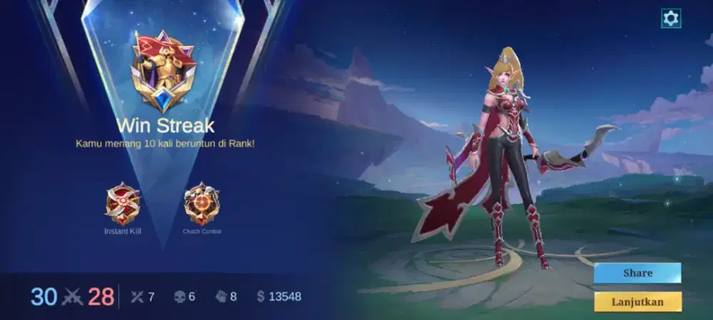 Jual cepat akun ml