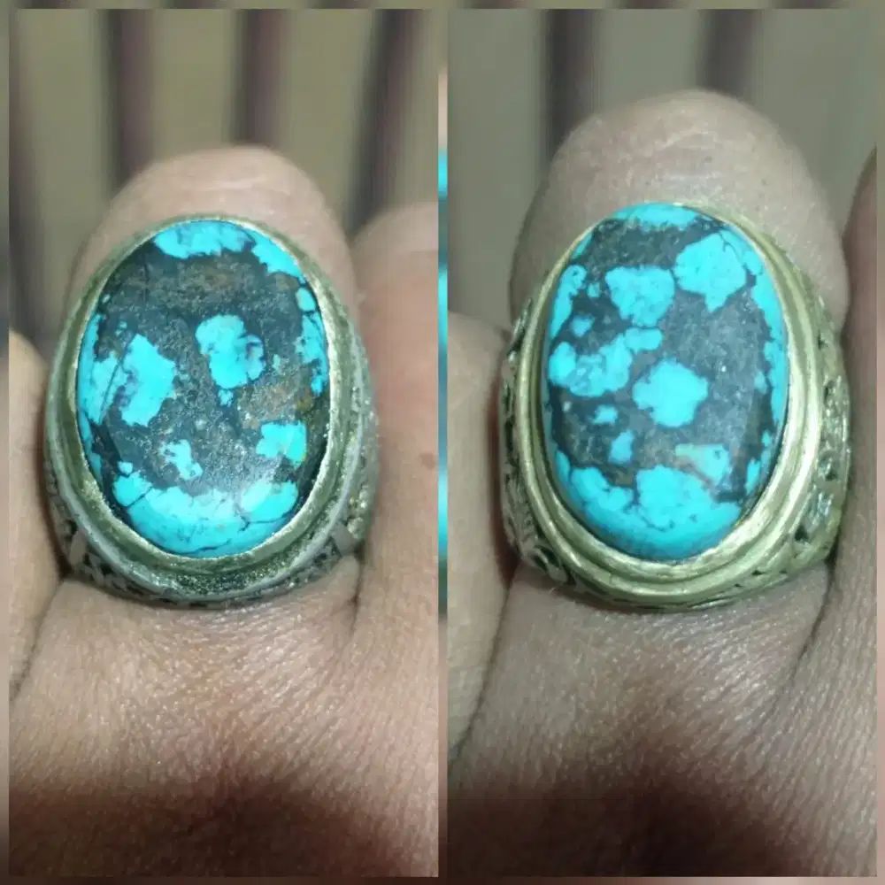 Borongan 2pcs Pirus Persia urat merah