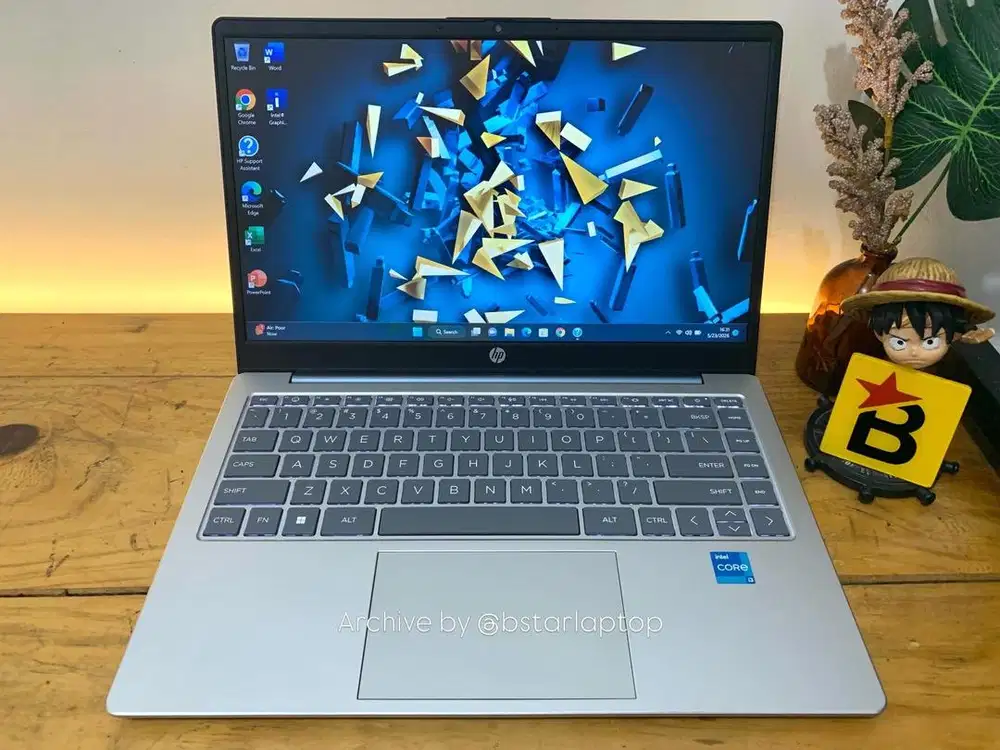 Laptop HP 14-ep0xxx 12th Gen Intel Core i3 RAM 8 / 512 Garansi On