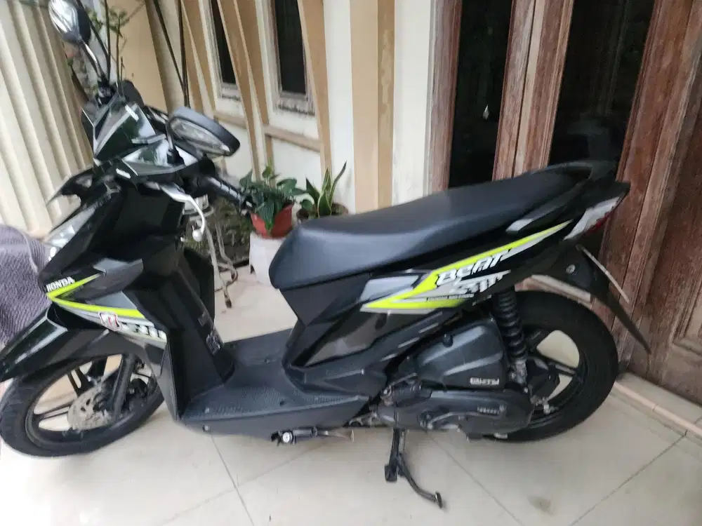 Beat eco hitam stiker hijau 2018 gbm bisa tunai / kredit dp500rb