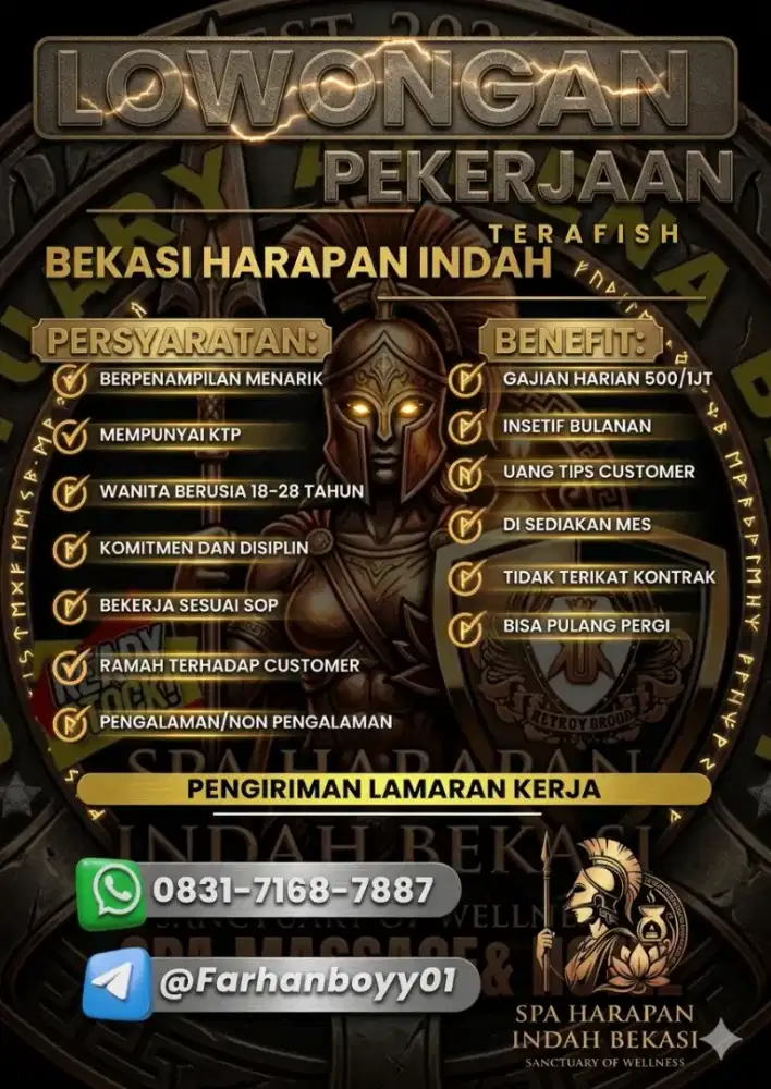 Loker spa terafis khusus wanita
