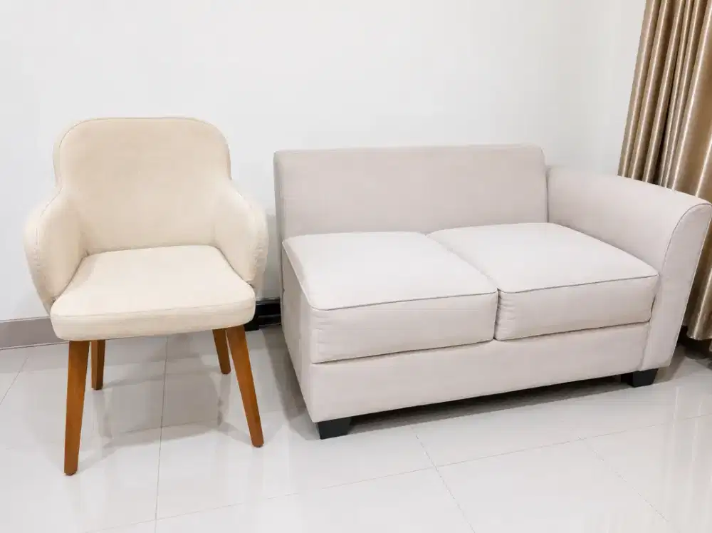 Jual sofa  2 seater &  1 kursi