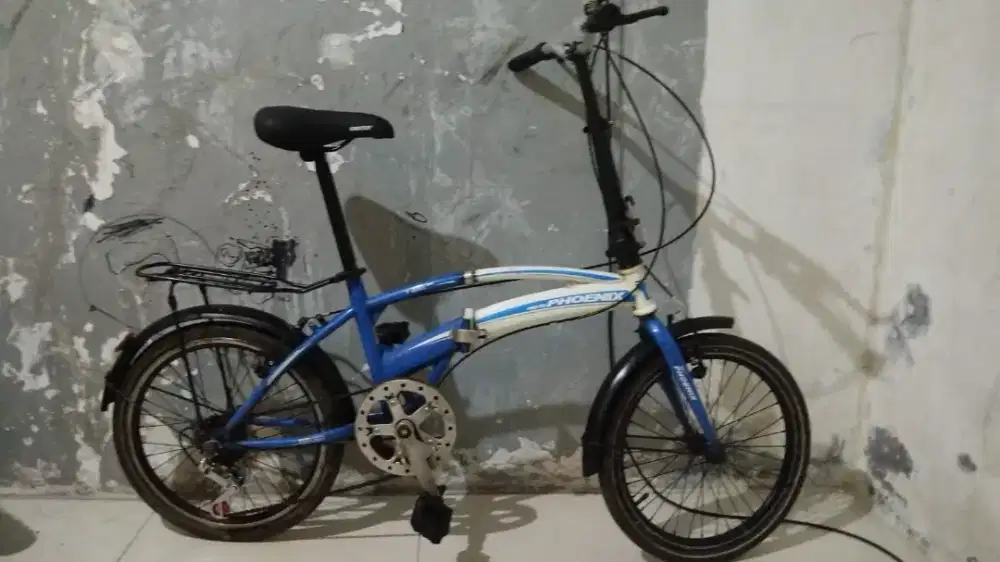 Sepeda Lipat Jadul Langka Merk Phoenix, Tinggal Gowes