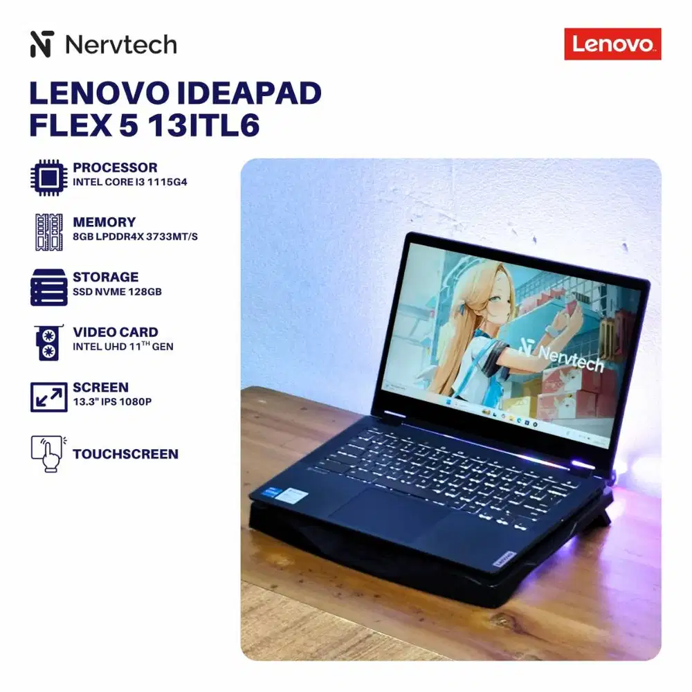 Lenovo IdeaPad Flex 5 13ITL6 Core i3 1115G4 8GB/128GB 1080p Touch