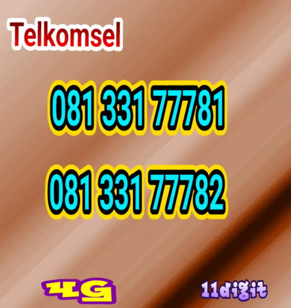 Nomer cantik perdana simpati 11 digit mantap