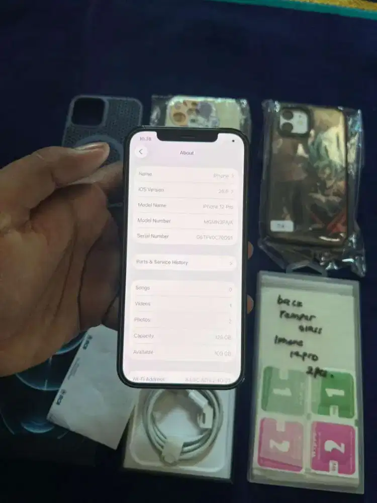 Iphone 12 pro 128GB Resmi ibox