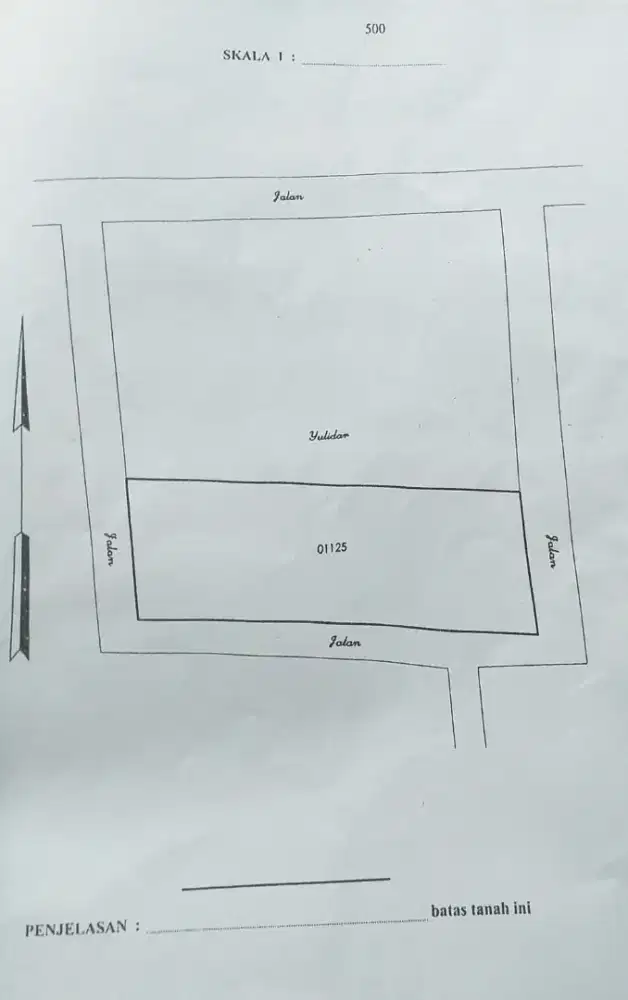Dijual Tanah Cantik Luas dan Besar 1200m²