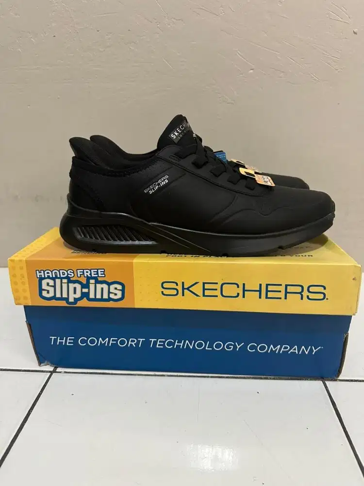 Sepatu Sneakers Men Pria Skechers Slip-Ins Uno Lite Floating Steps