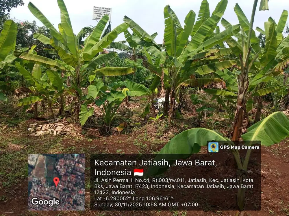Dijual Tanah 900 m2 SHM di Jatiasih