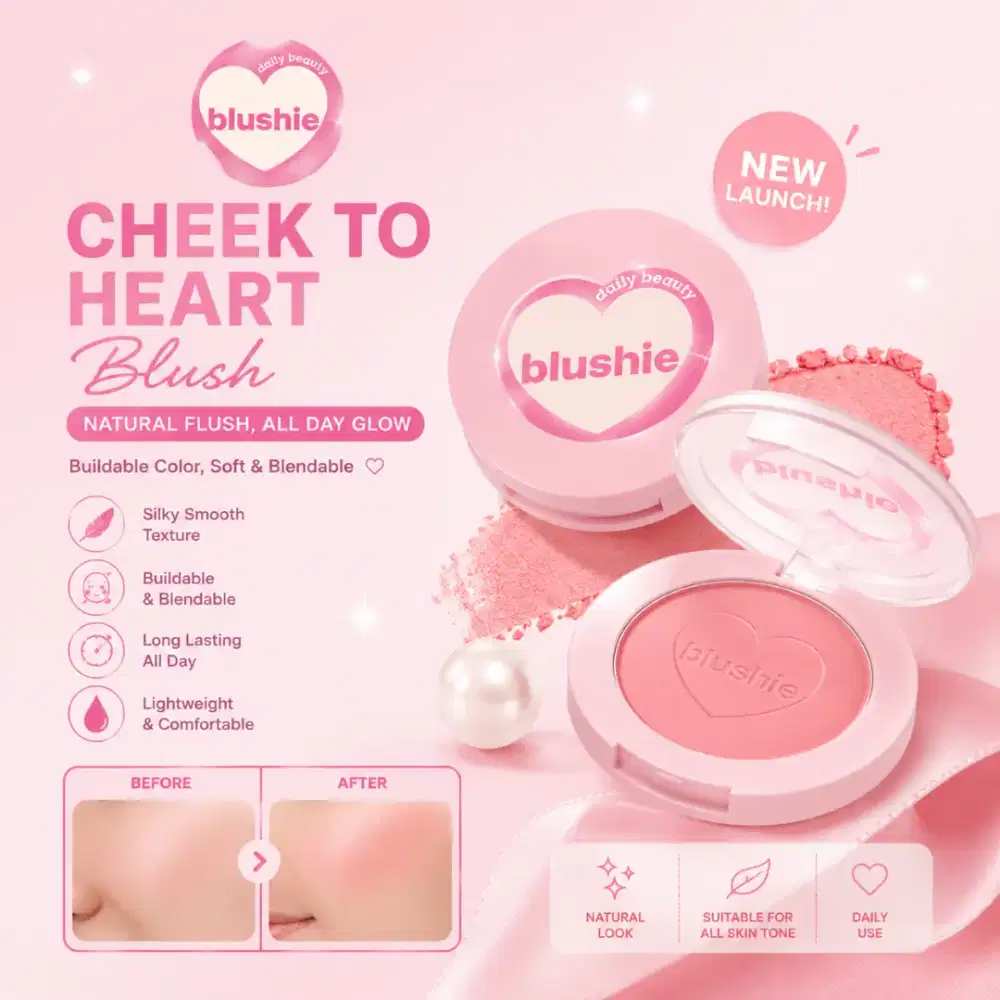 [BLUSHIE] Blush On Korean & Natural Look Always on Point