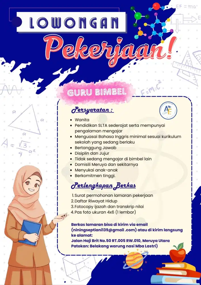 Lowongan Kerja Untuk Guru Bimbel