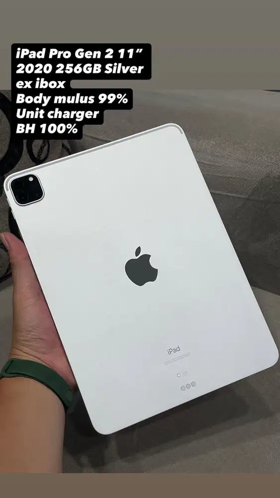 iPad Pro 2020 Gen 2 11” 256GB Silver wifi only ex Ibox