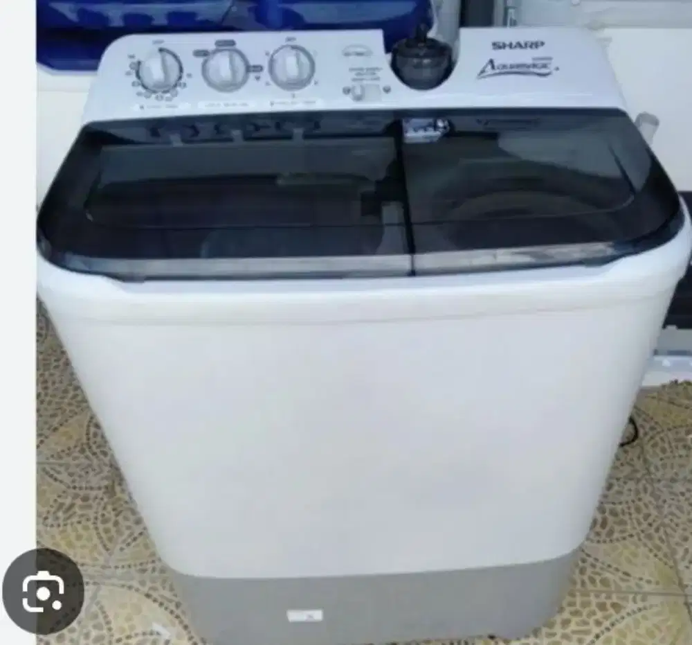 Mesin cuci 2 tabung Sharp Aqua super magic