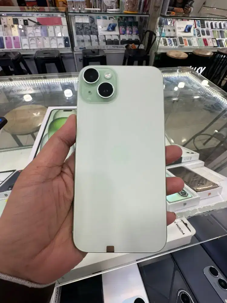 JUAL CEPAT IPHONE 15 PLUS 128GB ALL OPERATOR BH 100 SIKLUS 2 GREEN