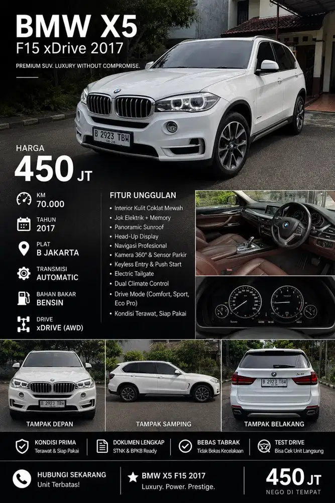 BMW X5 2017 Bensin