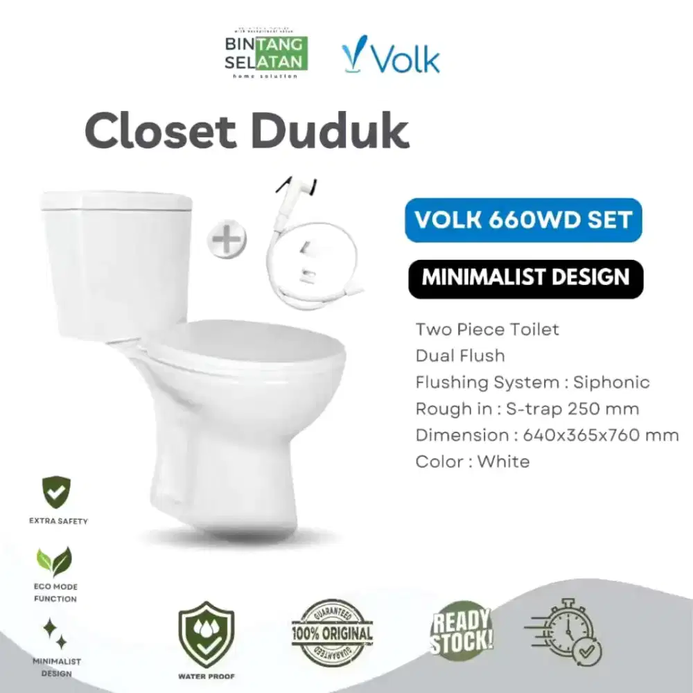 Closet Duduk Volk 660 wd