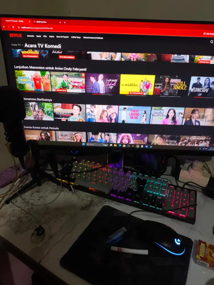 Dijual PC gaming komplit murah spek dewa karna BU