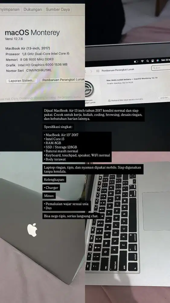 macbook 13 inch 2017 ram 8