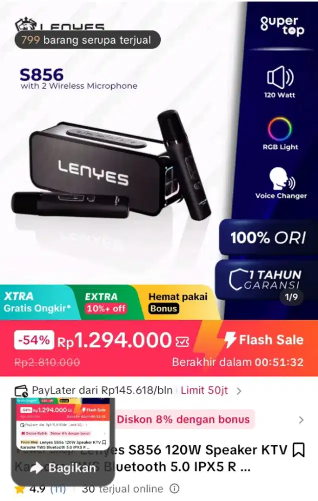 Speaker lenyes S856
