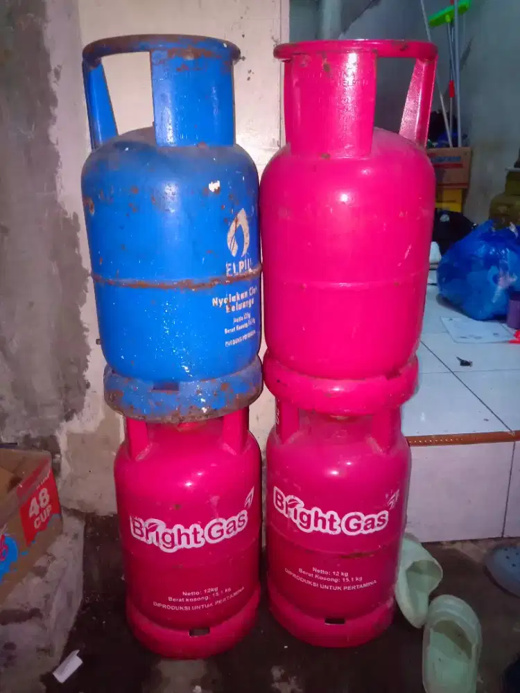 Tabung LPG elpiji bright gas 12kg