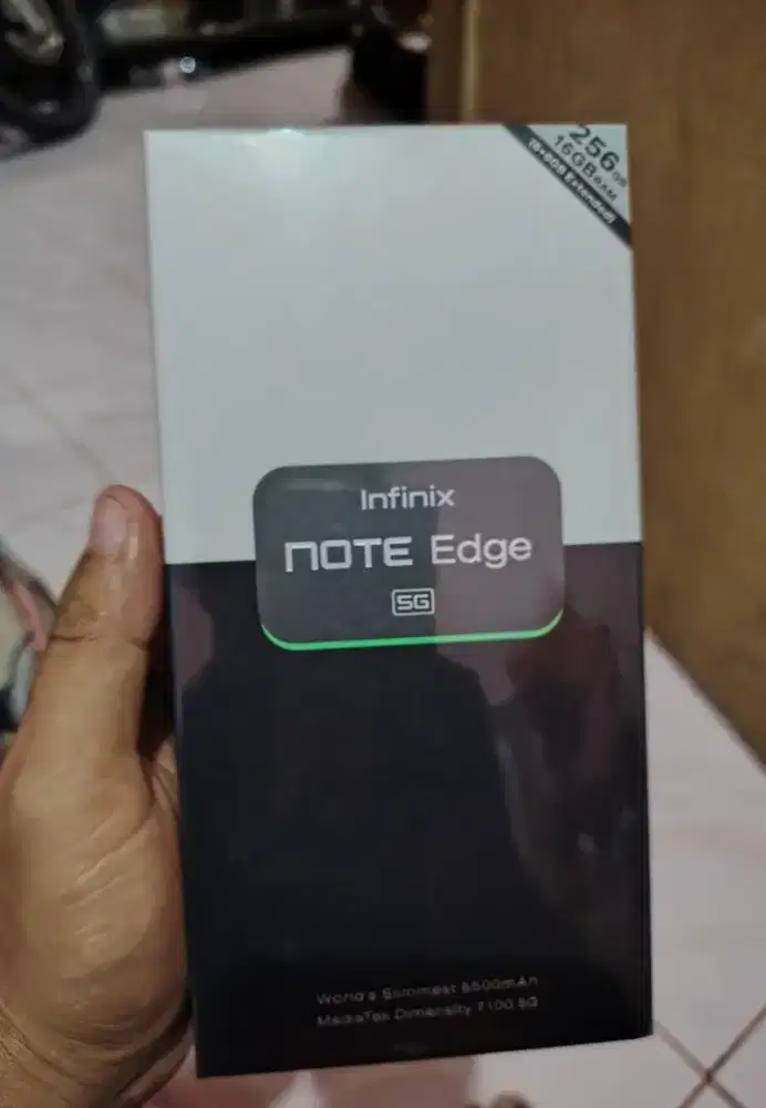 Infinix note edge 5G 8 256gb baru segel BU