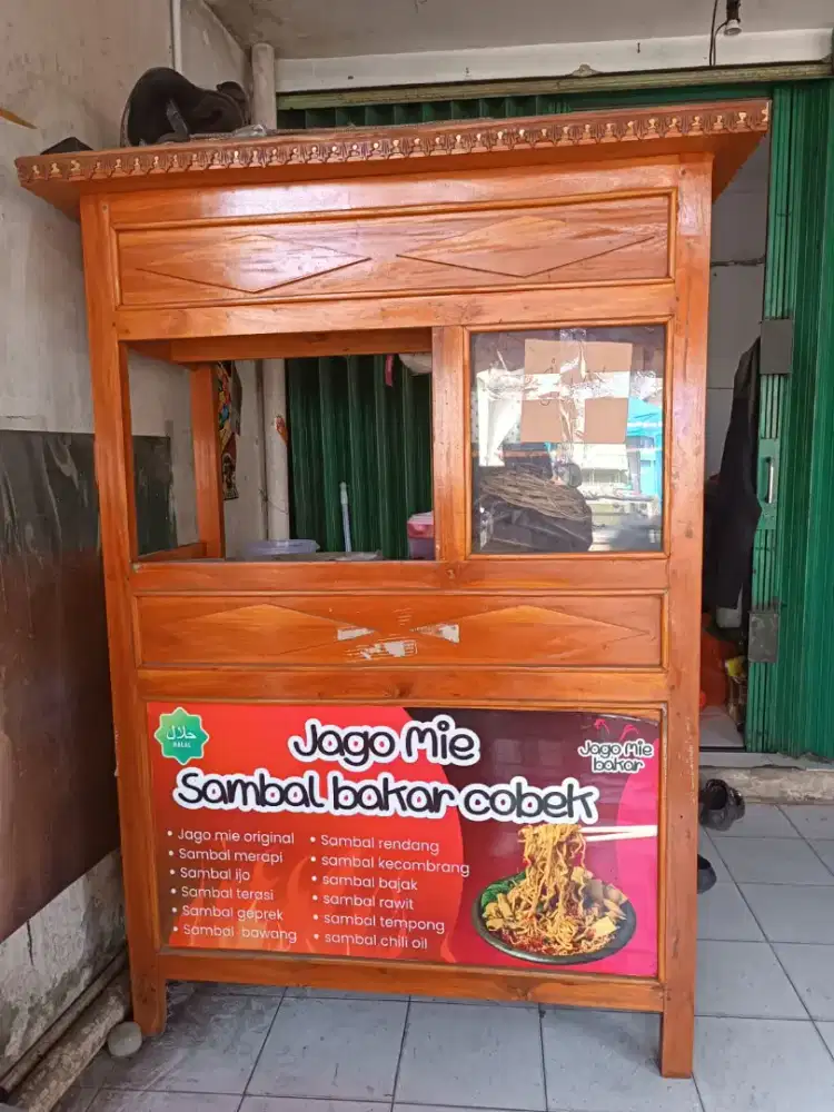 Gerobak bakso soto  standing
