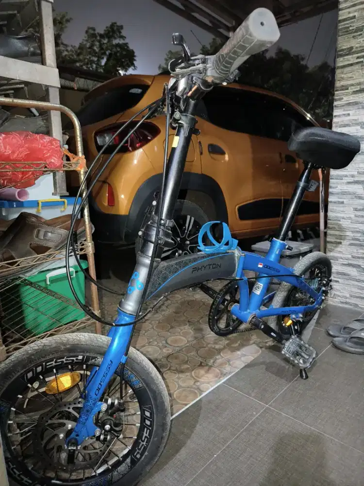 Dijual sepeda lipat merk lokal PHYTON Rp 800 RB nego.