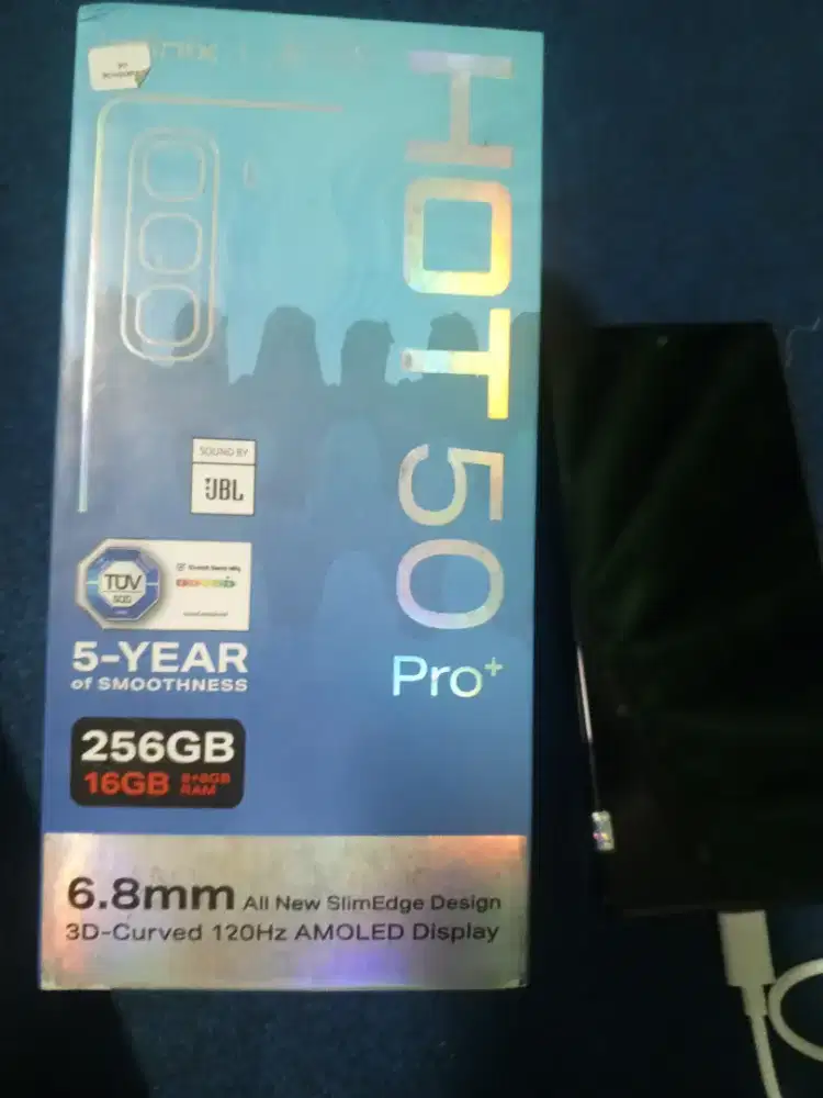 Infinix hot 50 pro 8/256 GB lengkap tinggal pakai saja