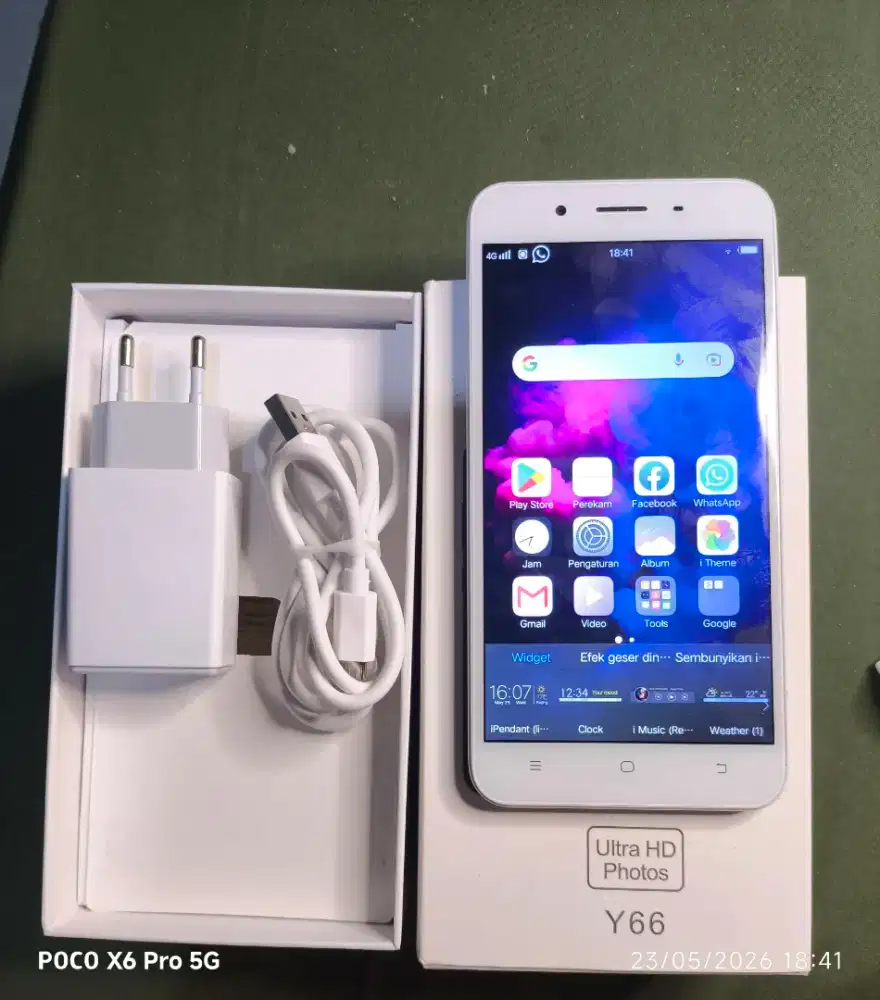 JUAL HP VIVO Y66 4/32GB LENGKAP