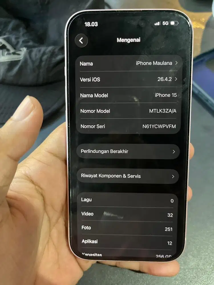 iPhone 15 Pink 256gb Beacukai