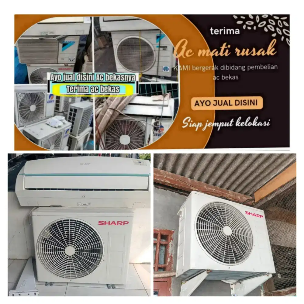 Terima ac bekas rusak