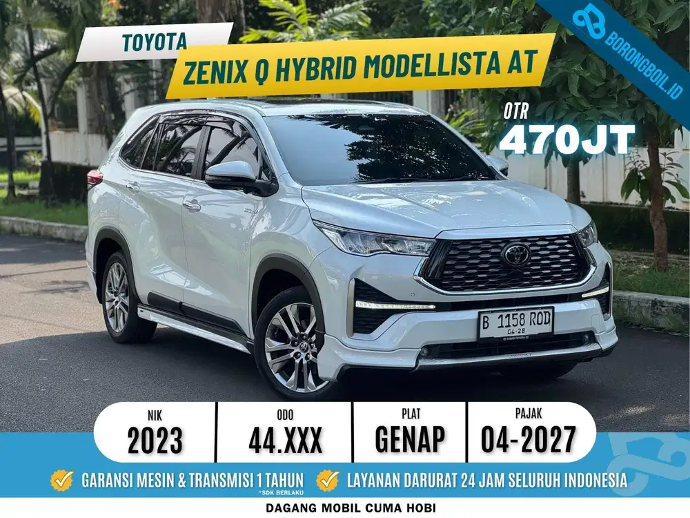 [TERMURAH] Zenix Q Hybrid Modelista AT 2023