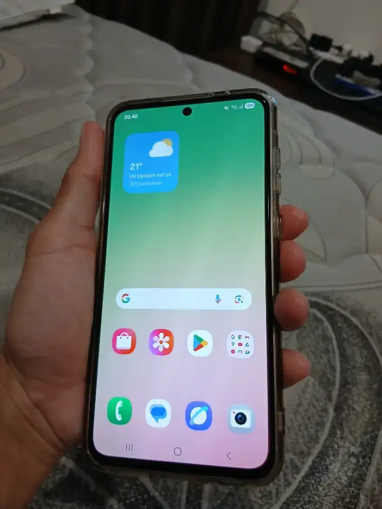 Samsung A56 5G 8/256GB Light Gray - Mulus Like New Lengkap