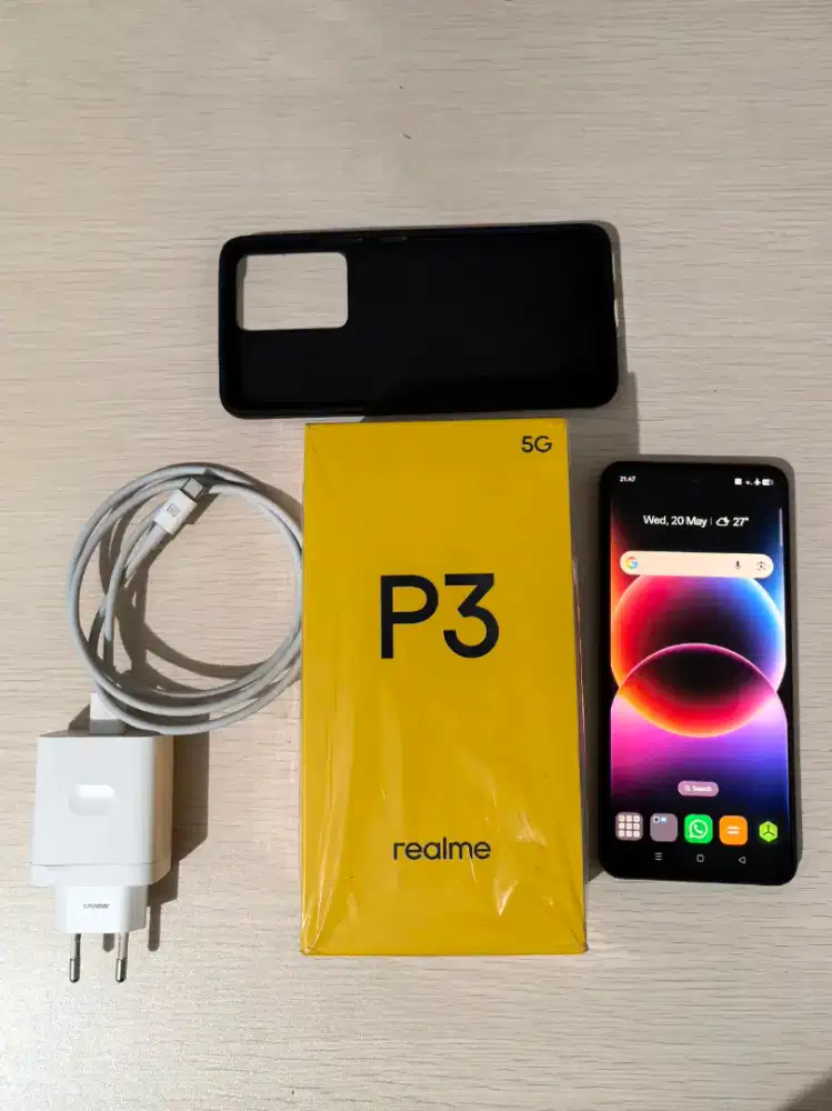 Realme P3 5G ram12+14gb/256gb fullset ori garansi sampai November 2026