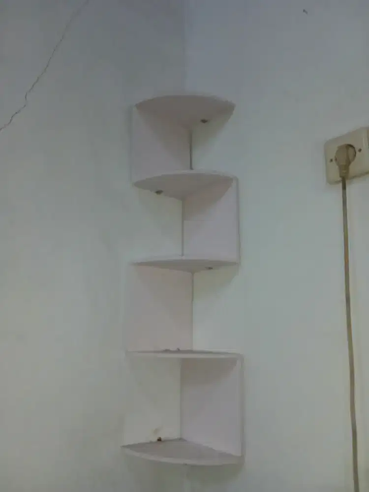 Meja Sudut dinding 4 blok meja minimalis estetik
