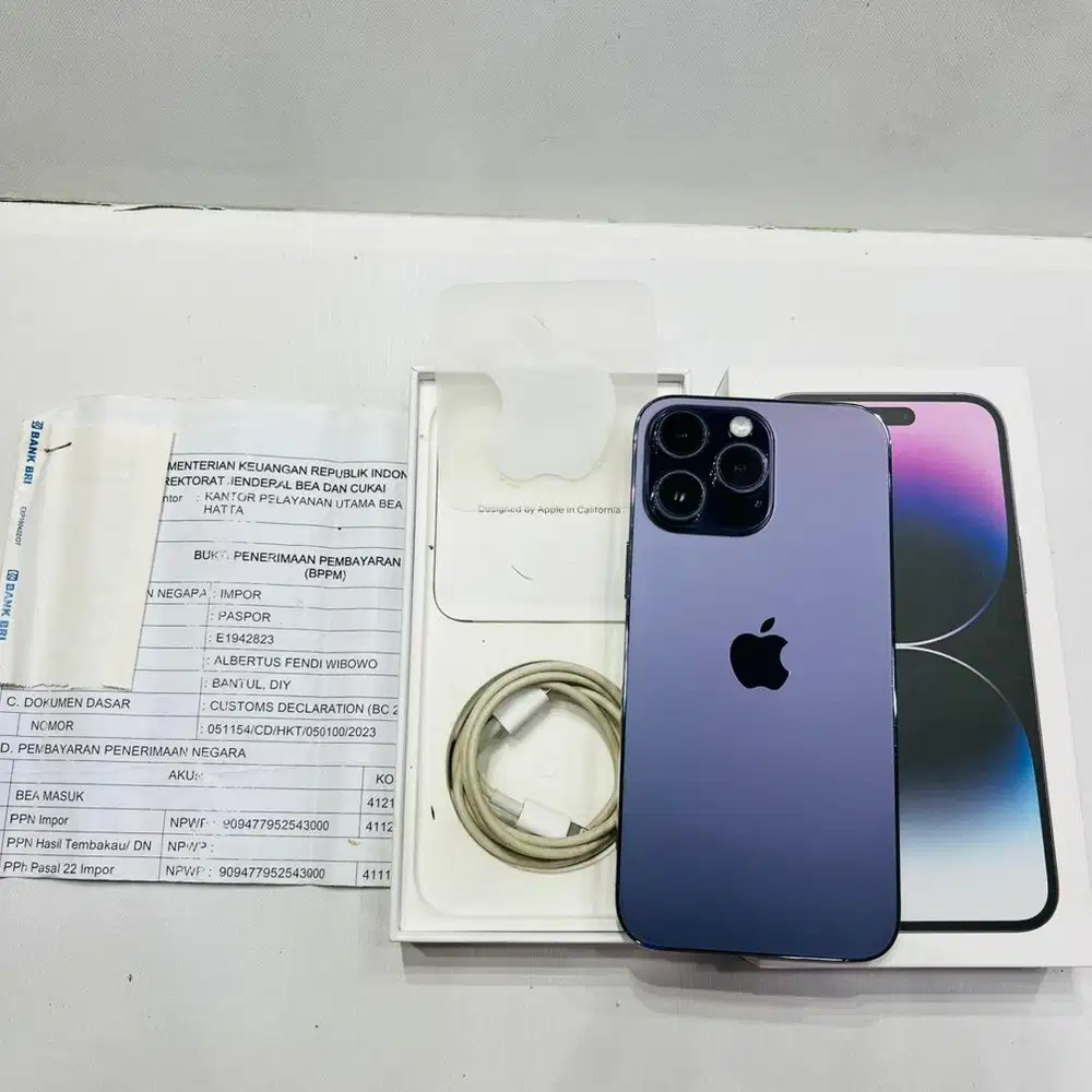 iphone 14 pro max 256gb resmi cukai lengkap faktur full original