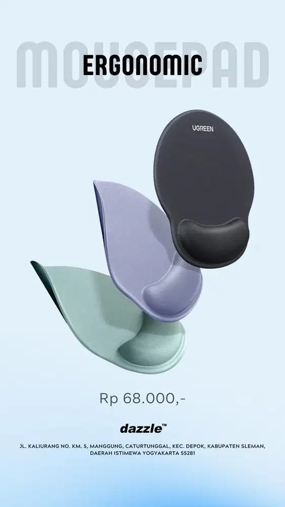 Ugreen Mousepad Ergonomic