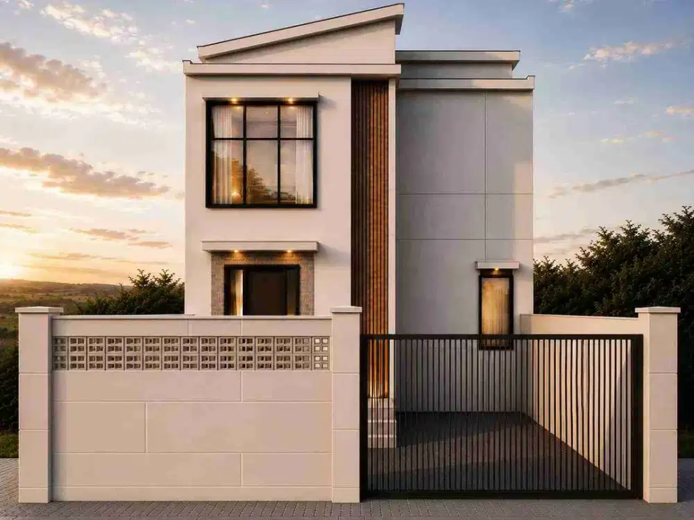 JUAL RUMAH BARU MINIMALIS 1.5 LANTAI MEZZANINE - GN SINDUR