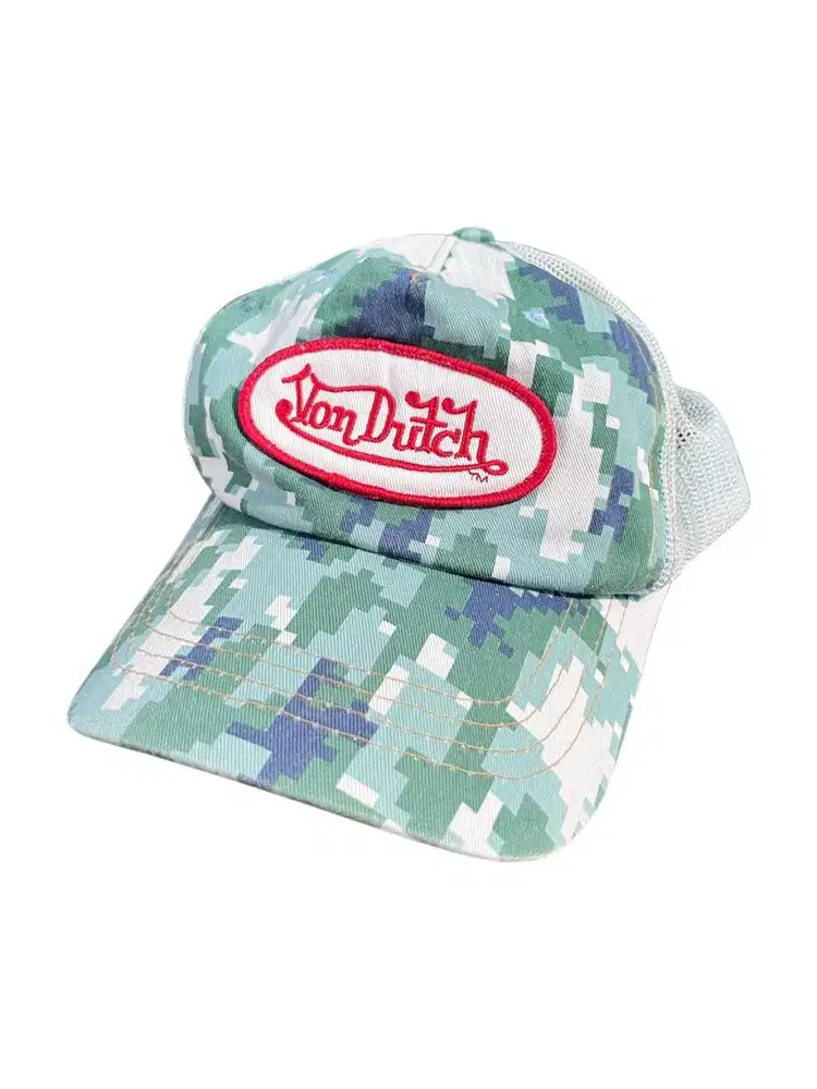 Topi Camo Army Jaring Trucker Hat Hats Caps Cap VD Vondutch Von Dutch