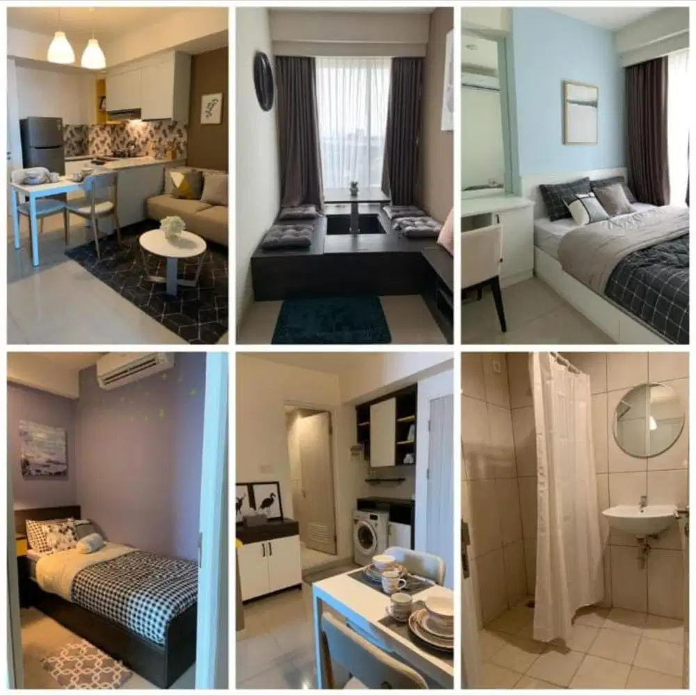 Sewa Apartemen Grand Kamala Lagoon 2BR Full Furnish