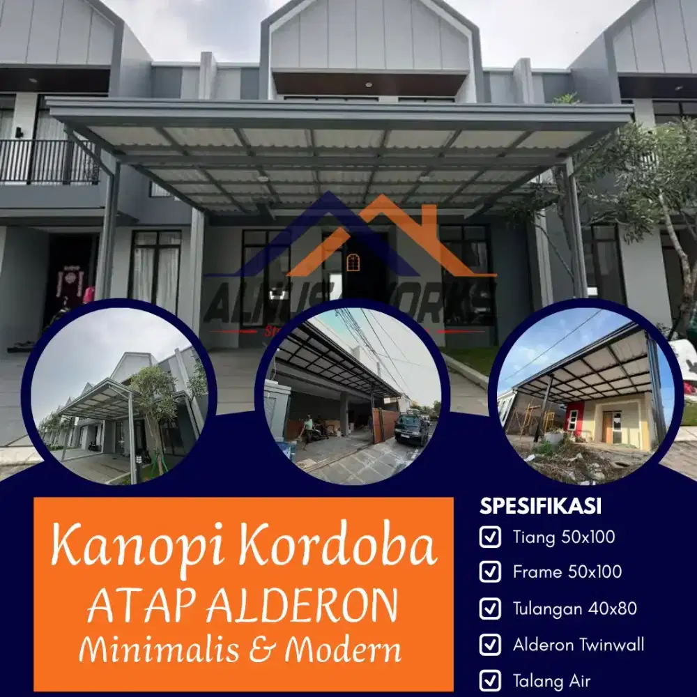 Kanopi Cardoba, Kanopi Alderon, Kanopi Minimalis, Kanopi Hollow
