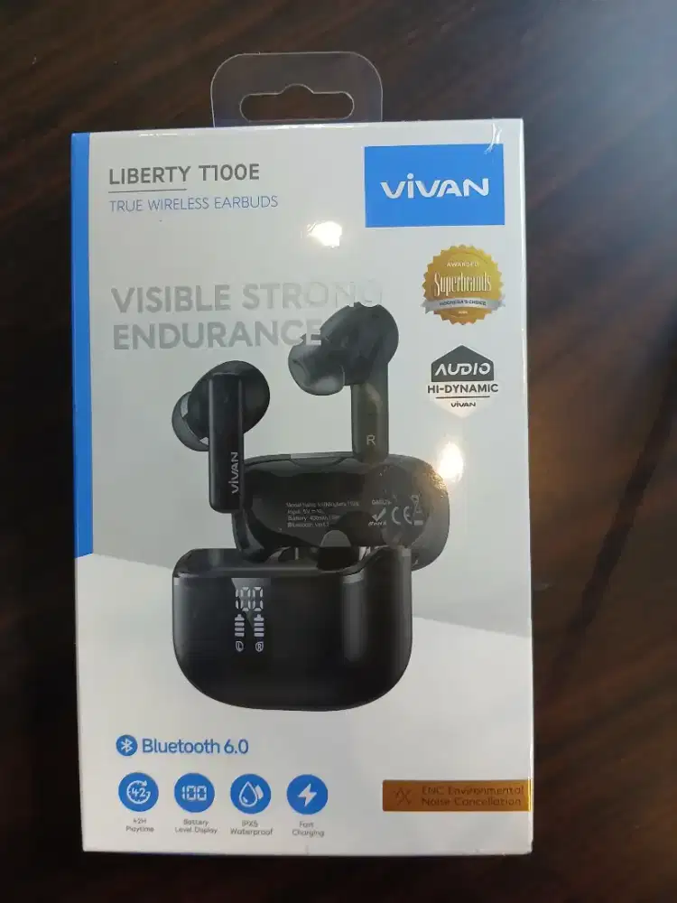 Vivan Liberty T100E TWS Earphone Headset Headphone Bluetooth 5.3