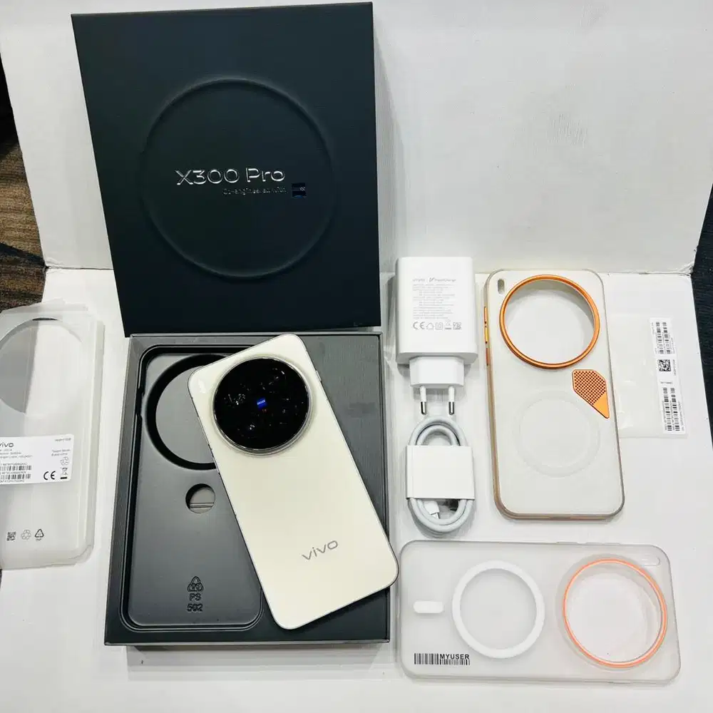 vivo x300 pro 16/512gb mulus like new garansi november 2027 fulset ori