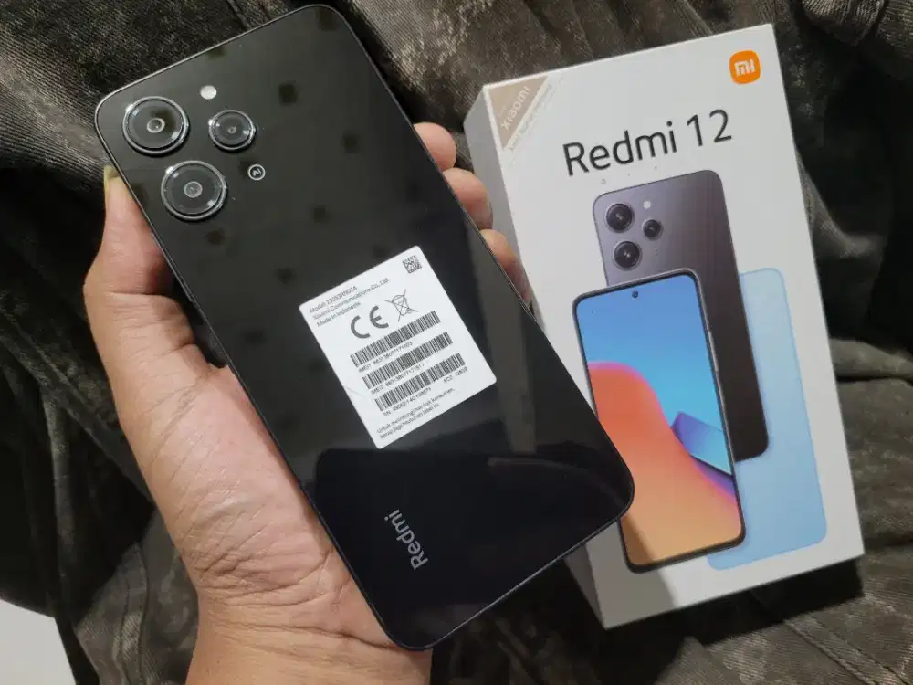 Redmi 12 ram 8/128gb mulus terawat fullset original nominus