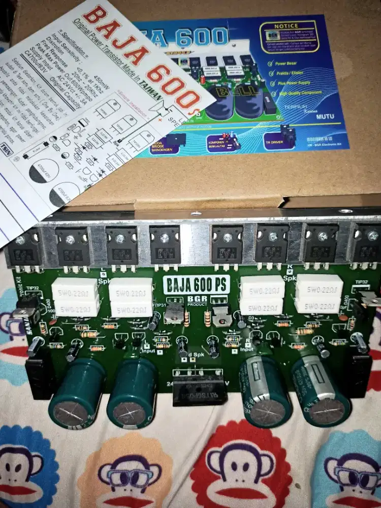 kit amplifier 600w