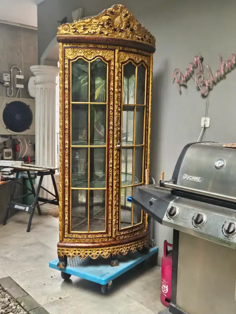 Lemari sudu Palembang asli
